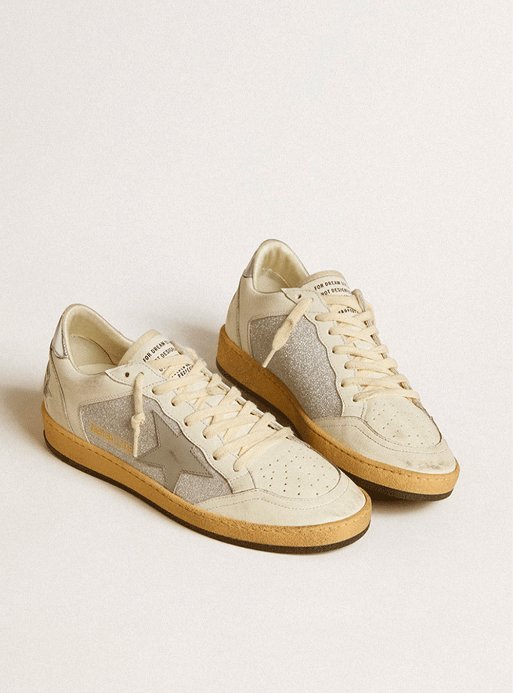 Sneakers Golden Goose Ball Star Natural Silver