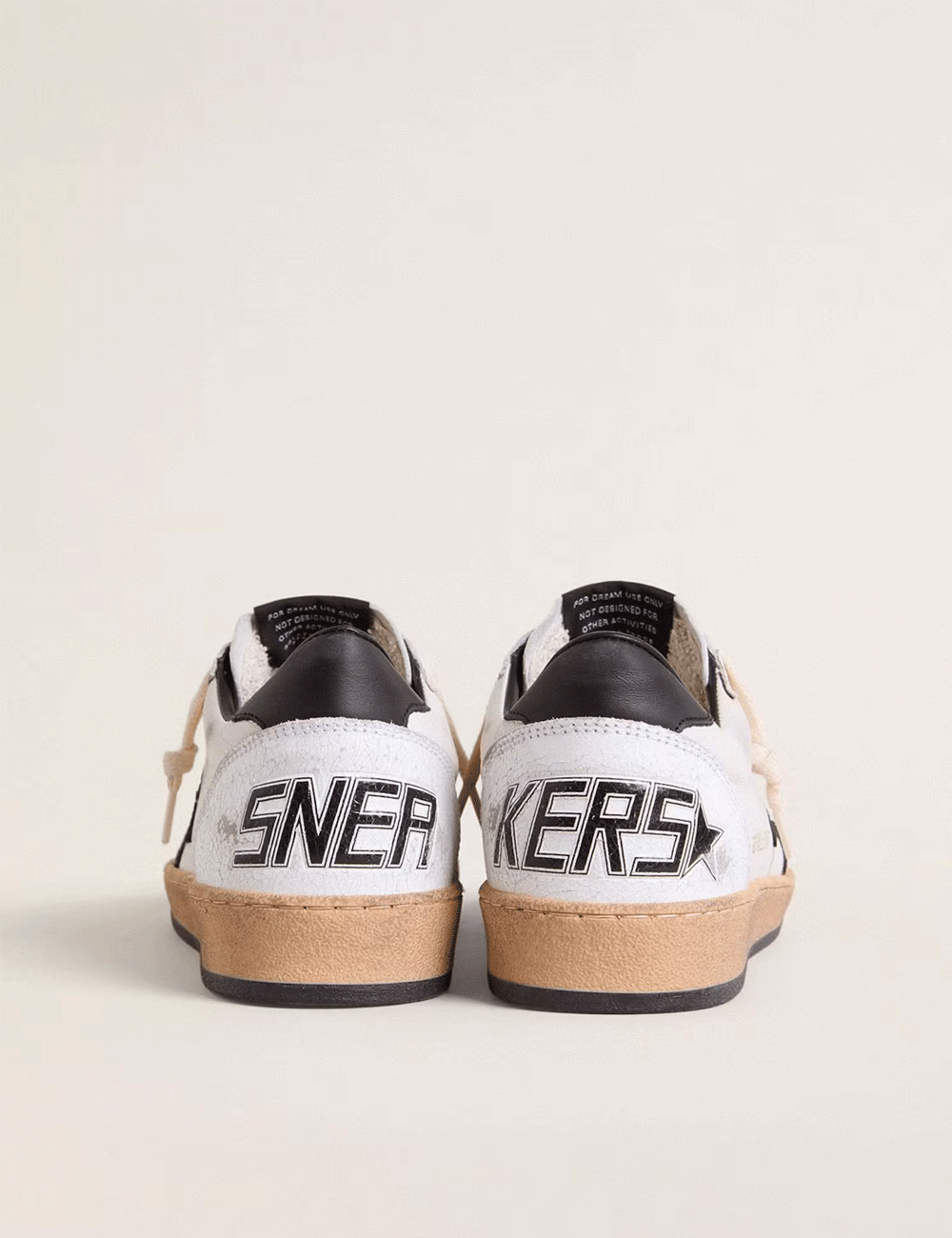 Sneakers Golden Goose Ballstar Nappa Blanche Noire