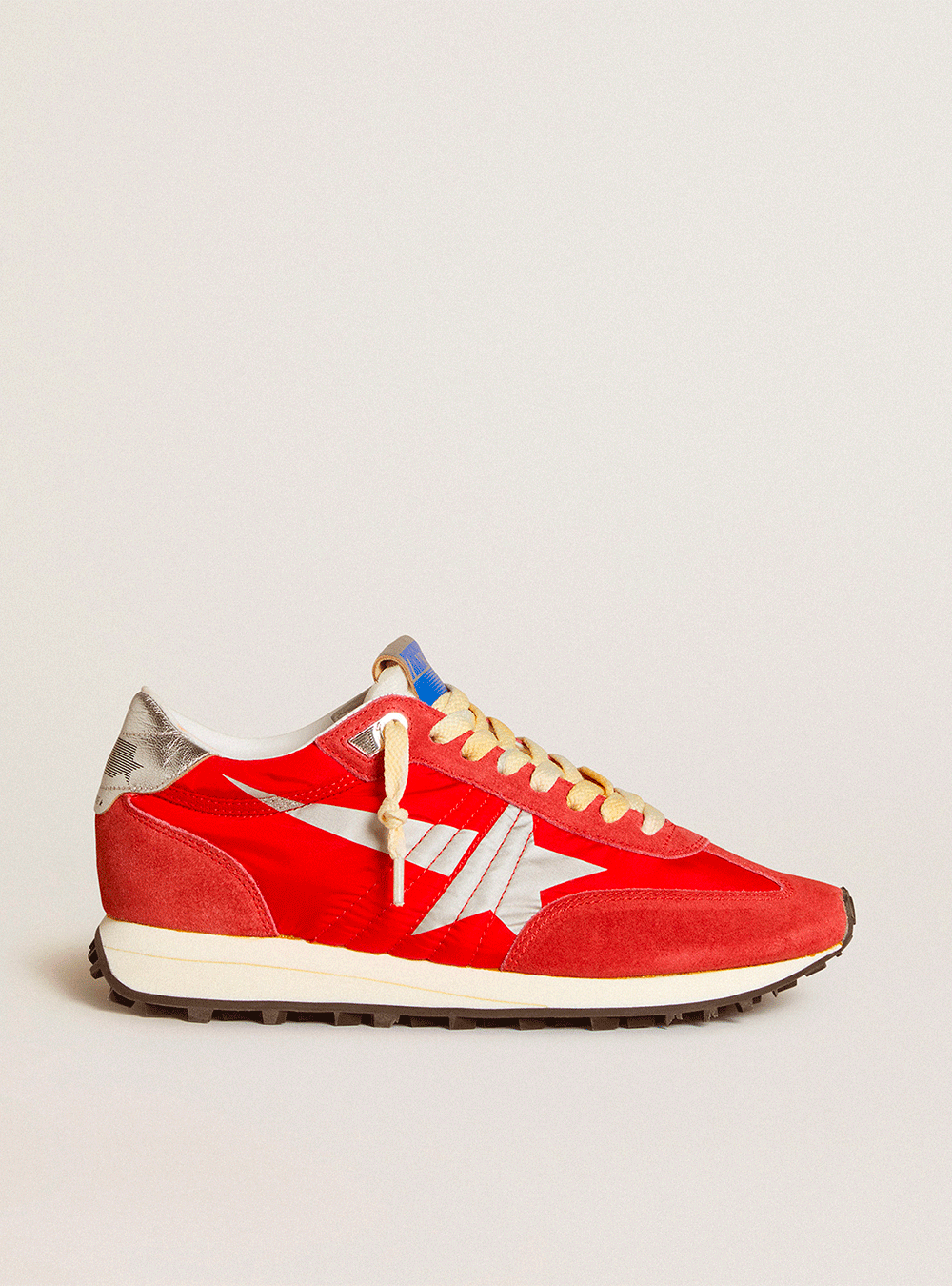 Sneakers Golden Goose Running Marathon Red Silver