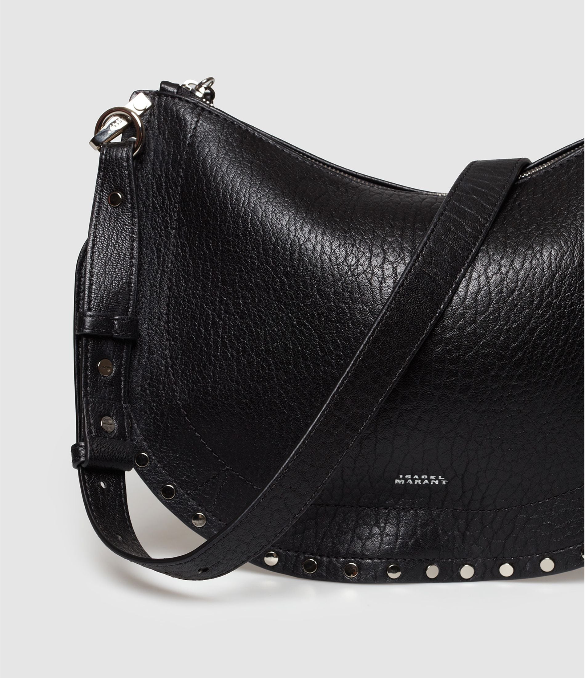 Sac à main Isabel Marant  Oskan soft zip black/silver