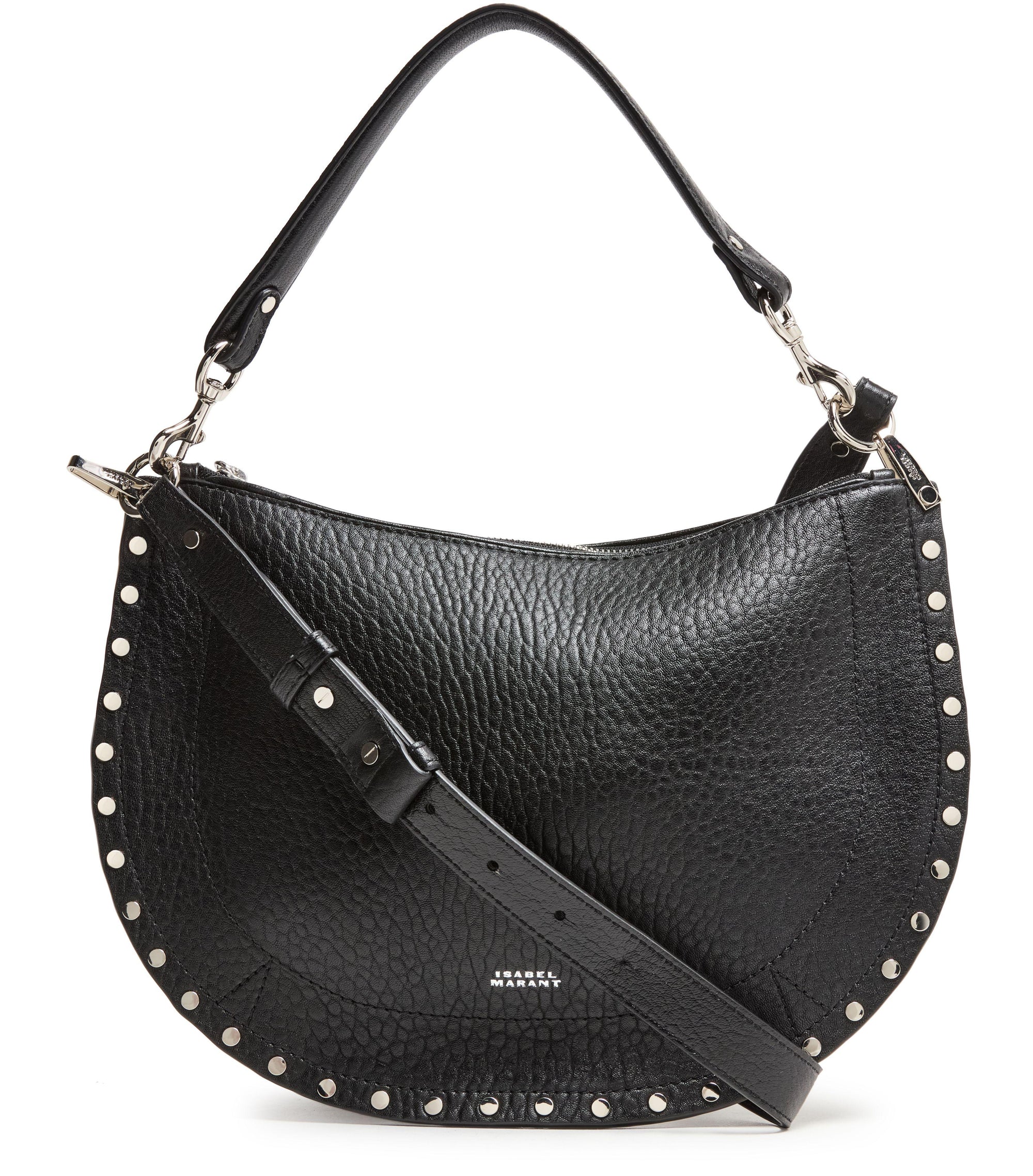 Sac à main Isabel Marant  Oskan soft zip black/silver
