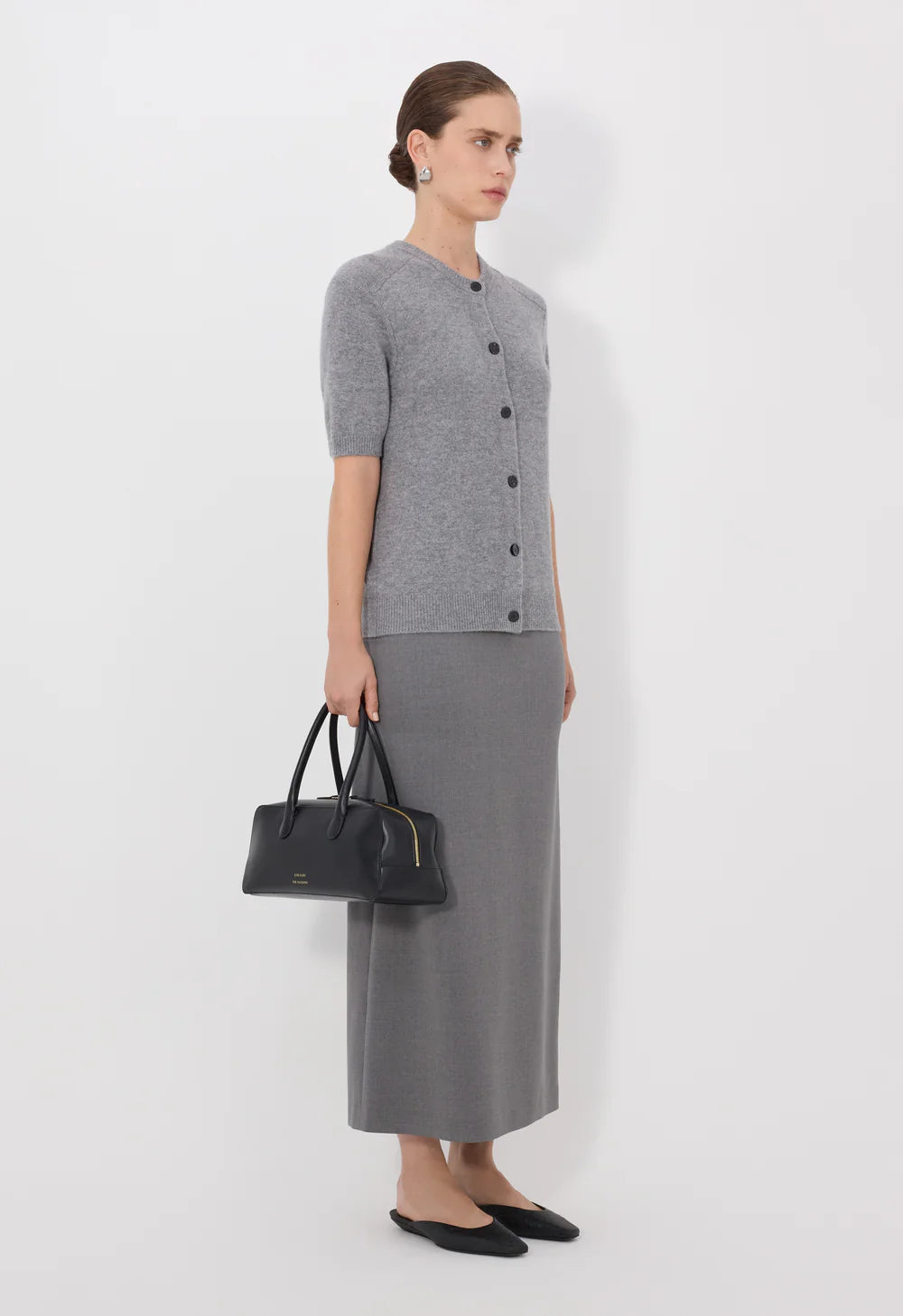 Cardigan Loulou De Saison Jodi Grey Melange
