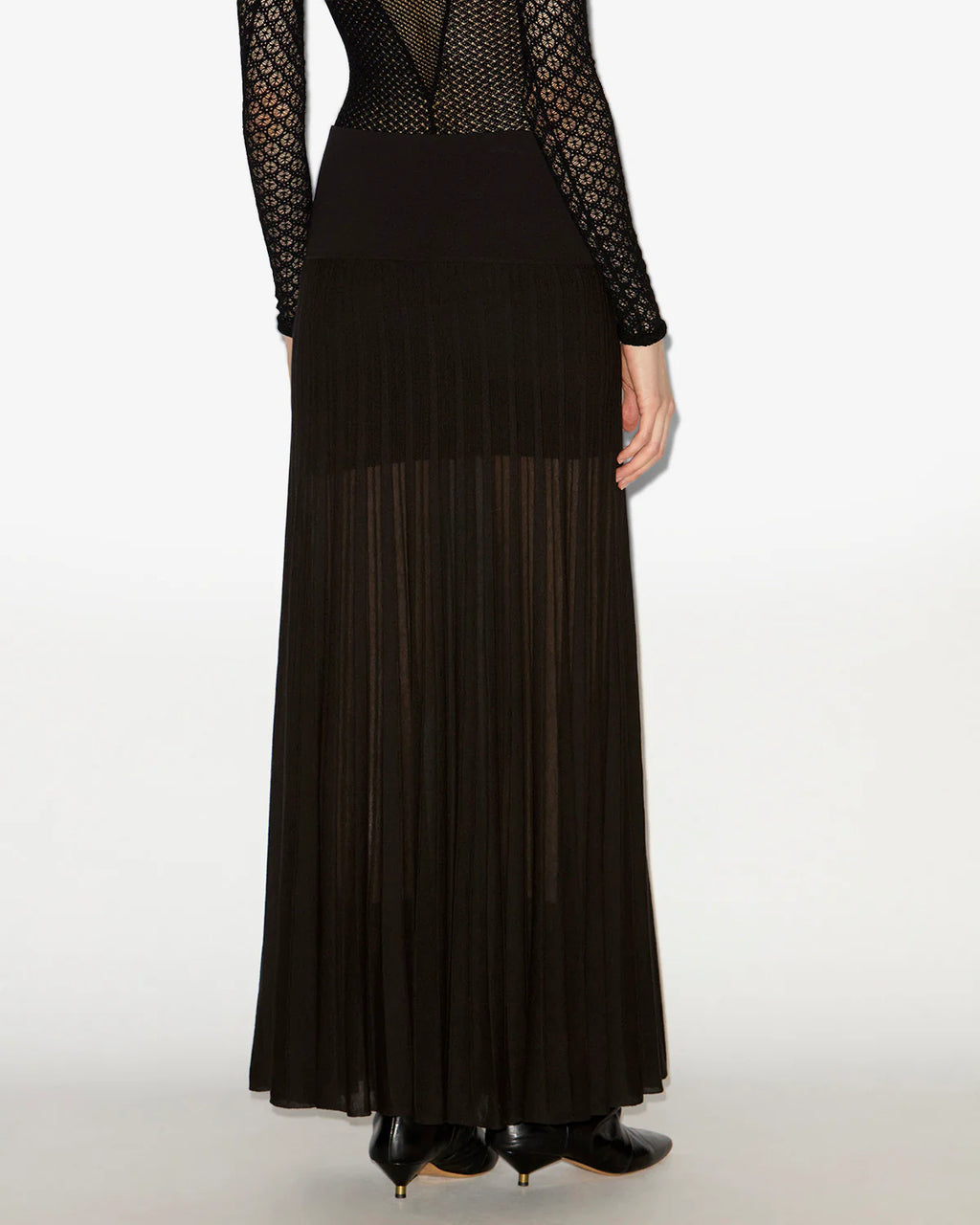 Jupe Isabel Marant Ezra Noire | Podiums Nancy