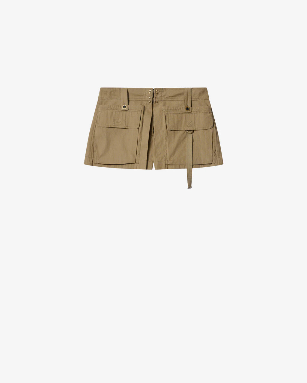 Jupe short Isabel Marant Barta Khaki | Podiums Nancy