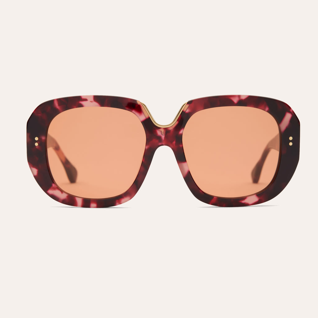 Lunettes Claris Virot Samama Ecaille Framboise | Podiums Nancy