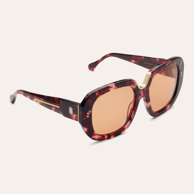 Lunettes Claris Virot Samama Ecaille Framboise | Podiums Nancy