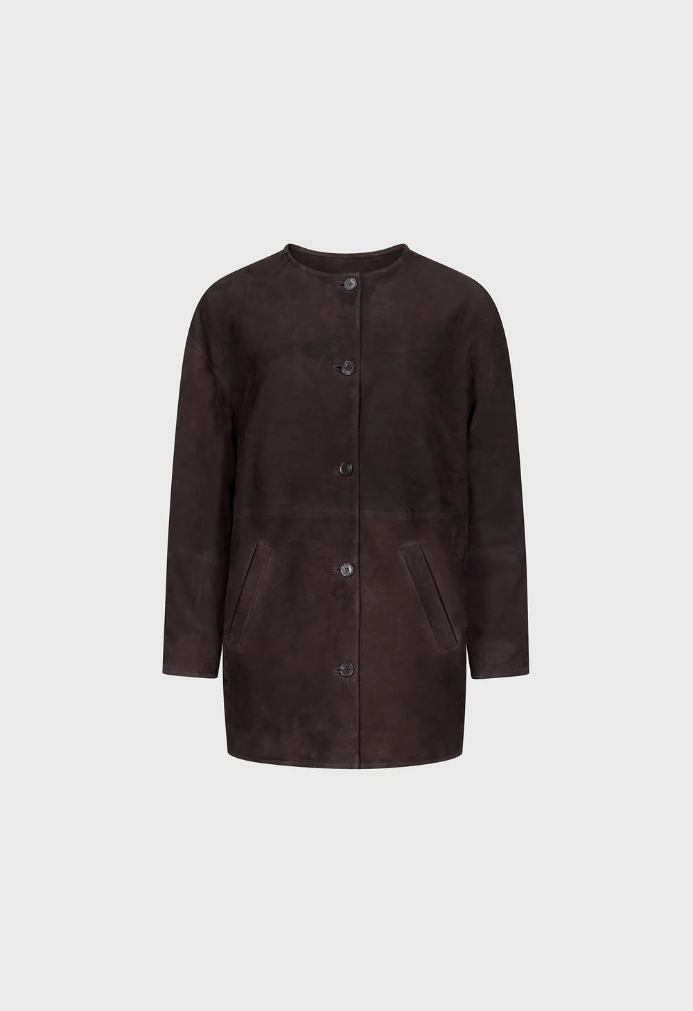 Manteau Loulou De Saison Waren Dark Brown