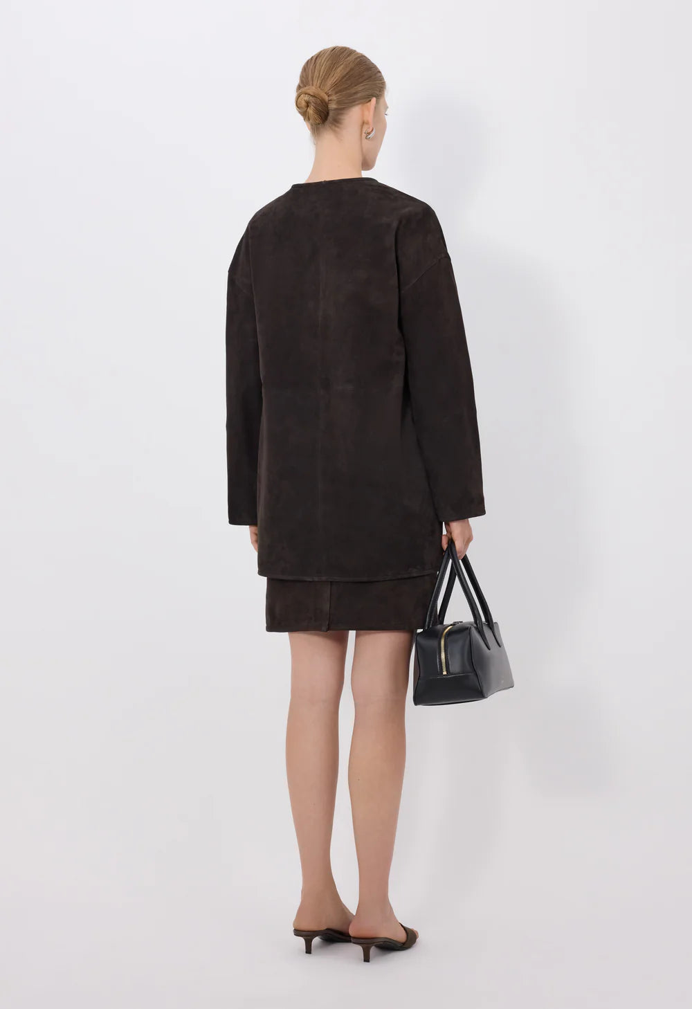 Manteau Loulou De Saison Waren Dark Brown