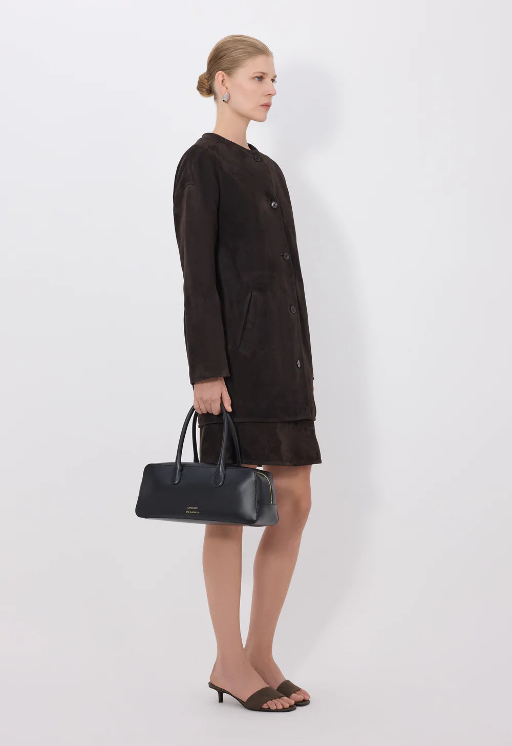 Manteau Loulou De Saison Waren Dark Brown