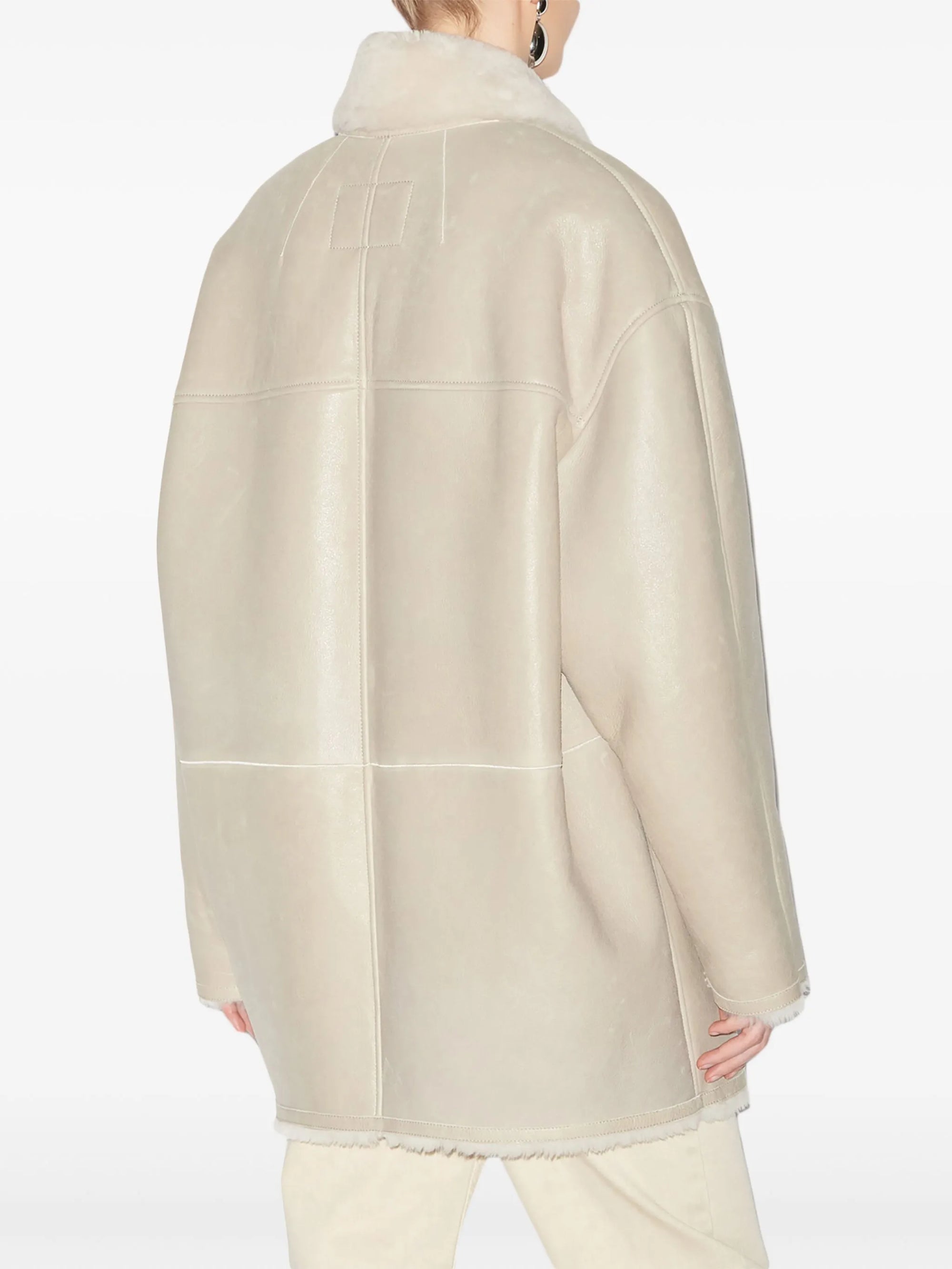 Manteau Isabel Marant Elanore Chalk | Podiums Nancy 