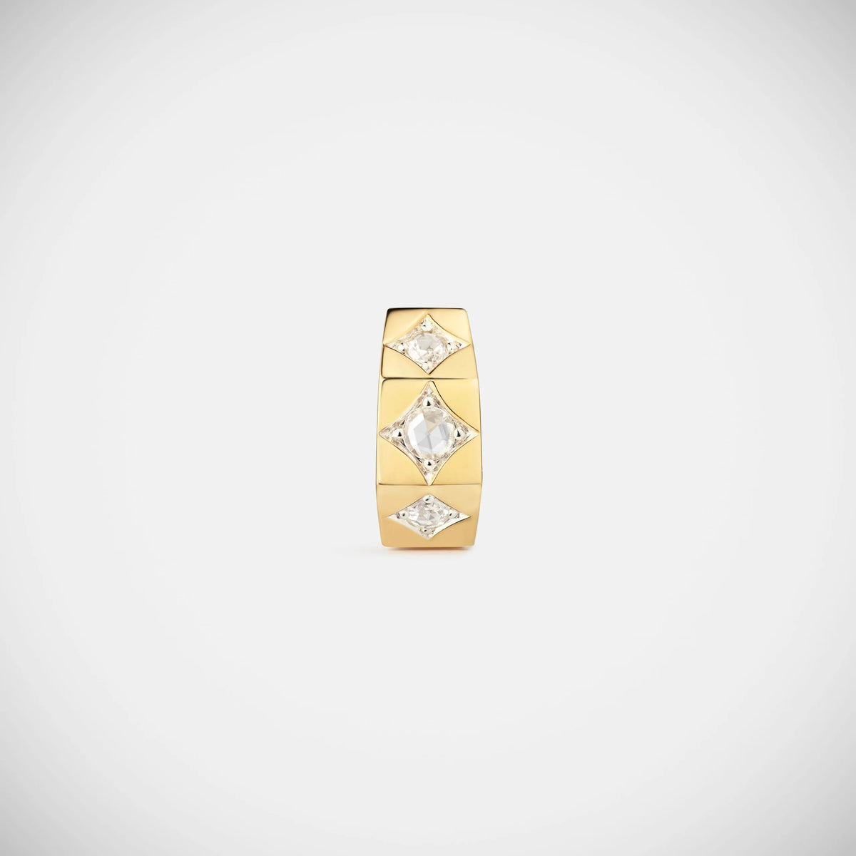 Boucle d'oreille Ecrou Diamants medium