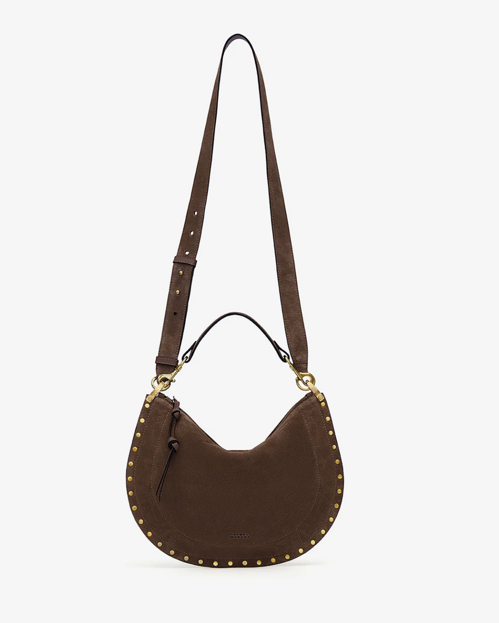 Sac Isabel Marant Oskan Soft Zip Coffee