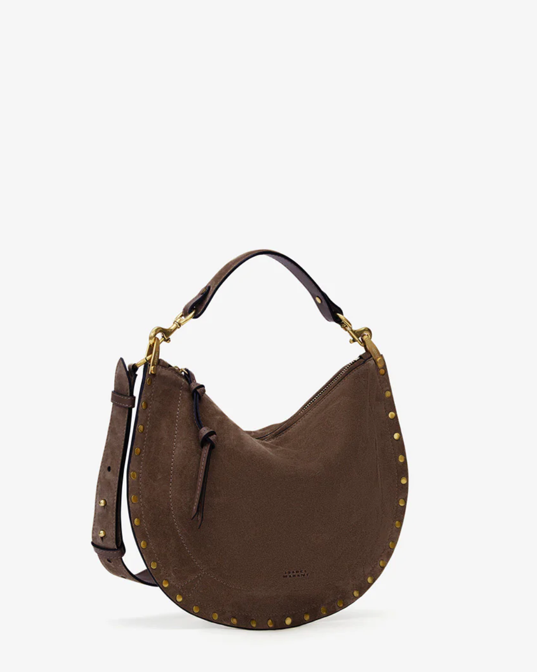 Sac Isabel Marant Oskan Soft Zip Coffee