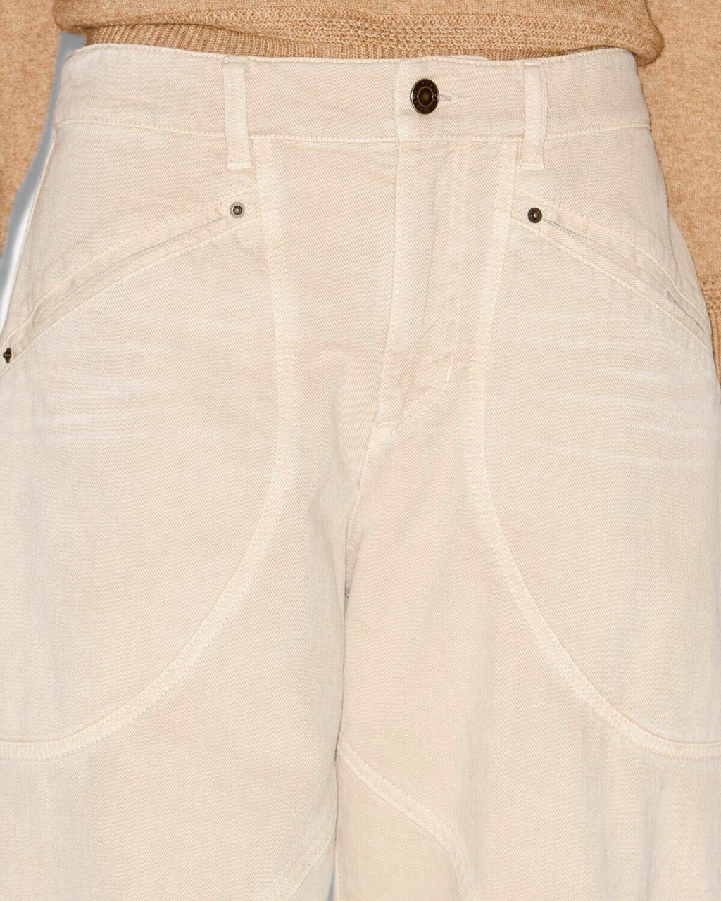 Pantalon Isabel Marant Catarina Ecru | Podiums Nancy