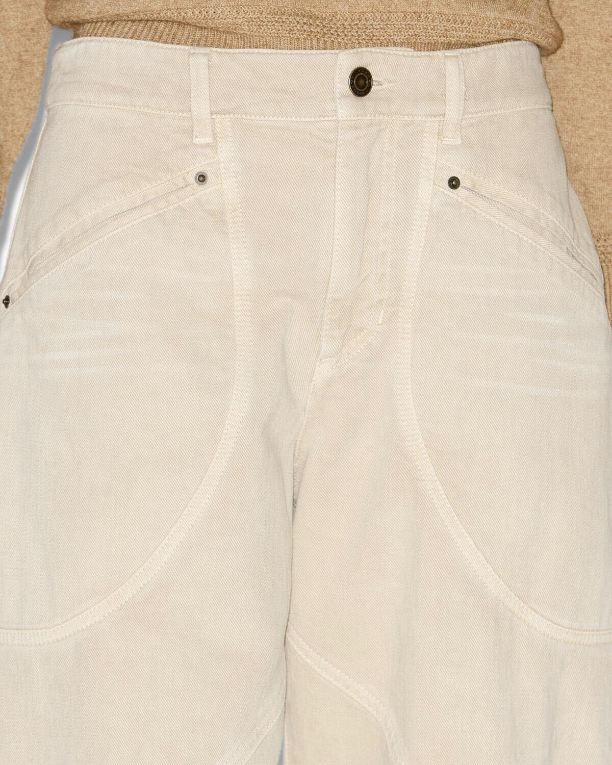 Pantalon Isabel Marant Catarina Ecru | Podiums Nancy