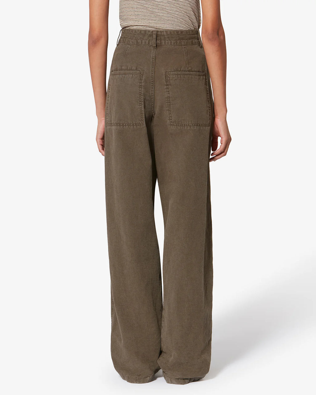 Pantalon Marant Étoile Nadine Bronze Foncé | Podiums Nancy