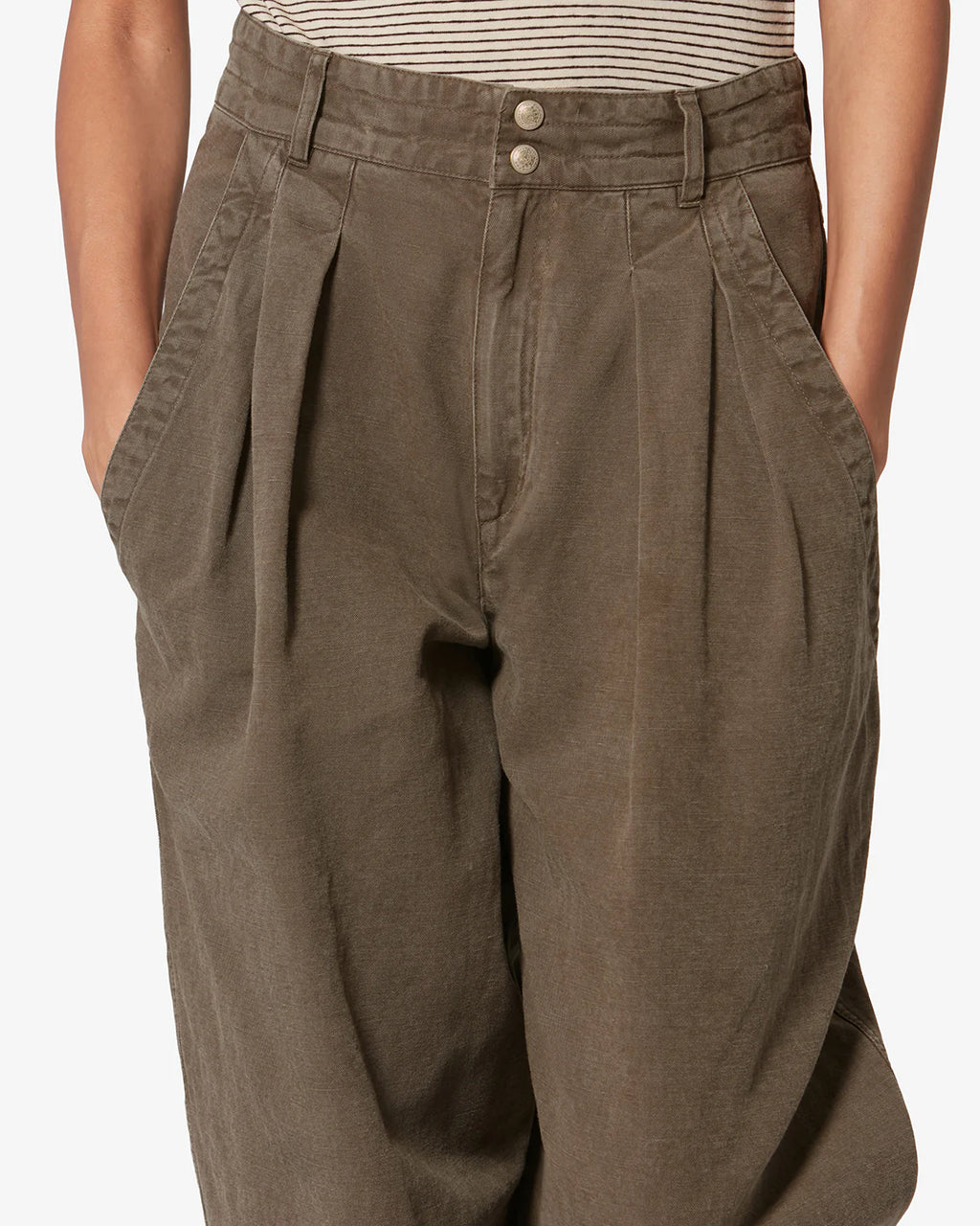 Pantalon Marant Étoile Nadine Bronze Foncé | Podiums Nancy
