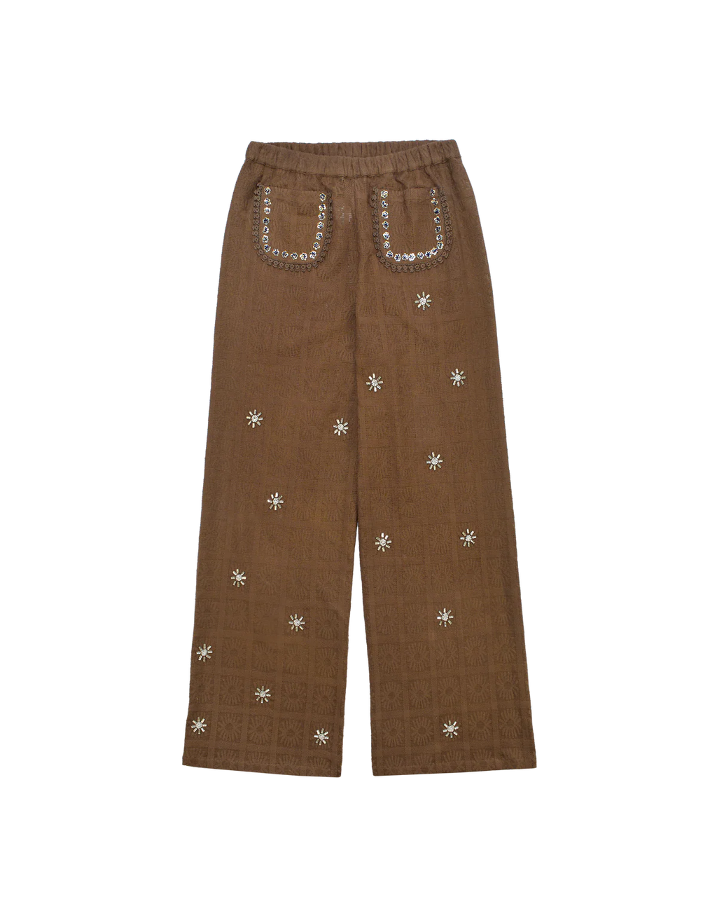 Pantalon Monoki Chrystal Marron | Podiums Nancy