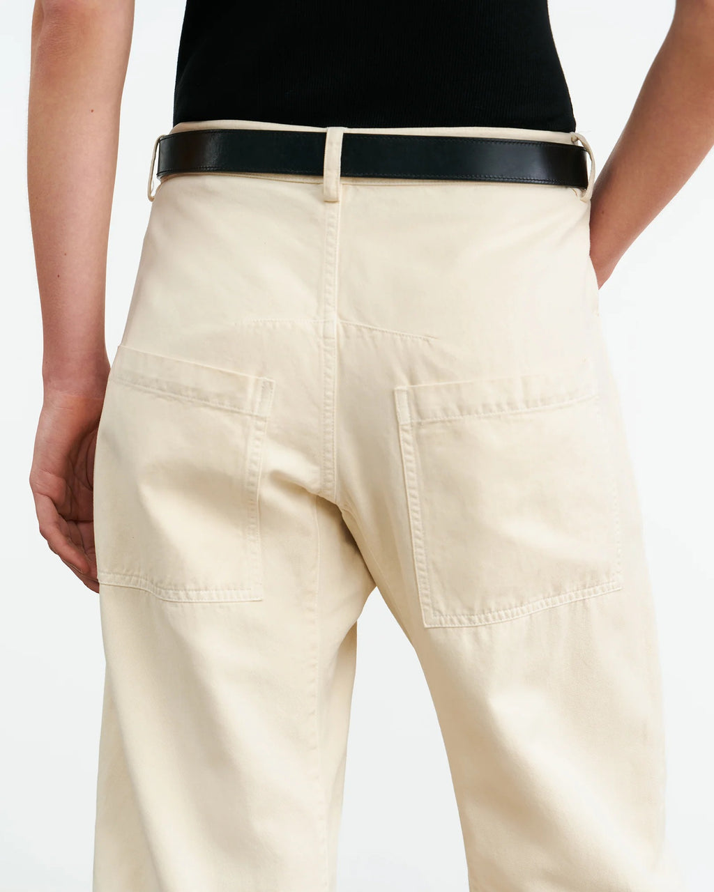 Pantalon Nili Lotan Shon Cream | Podiums Nancy