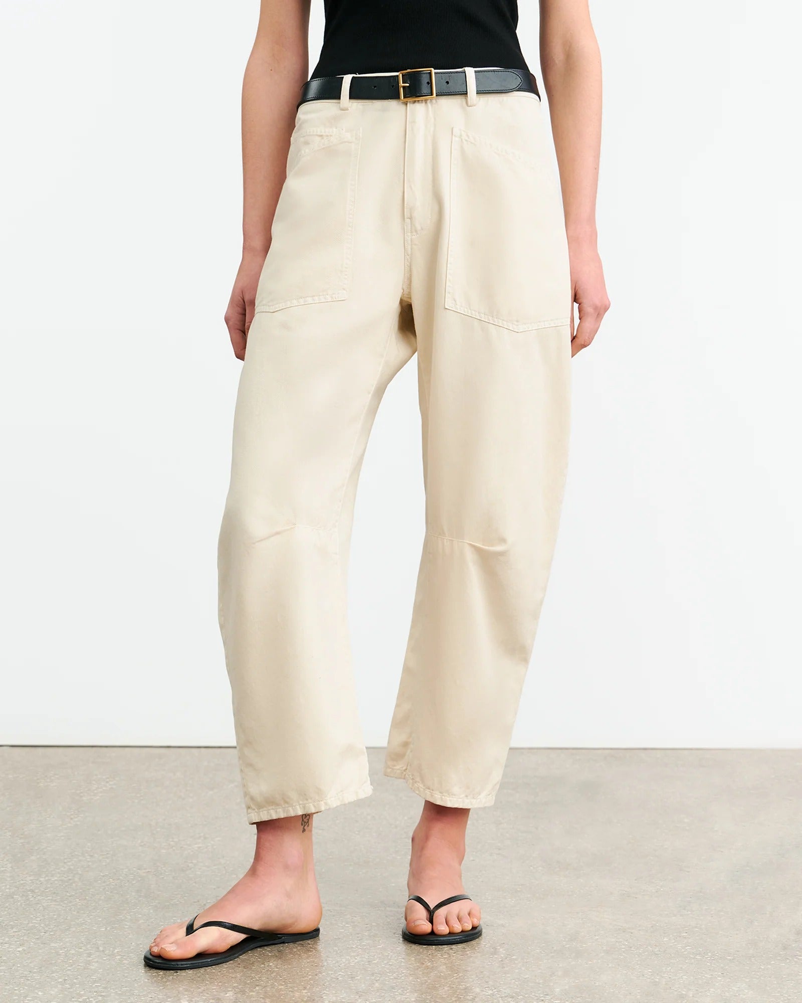 Pantalon Nili Lotan Shon Cream | Podiums Nancy