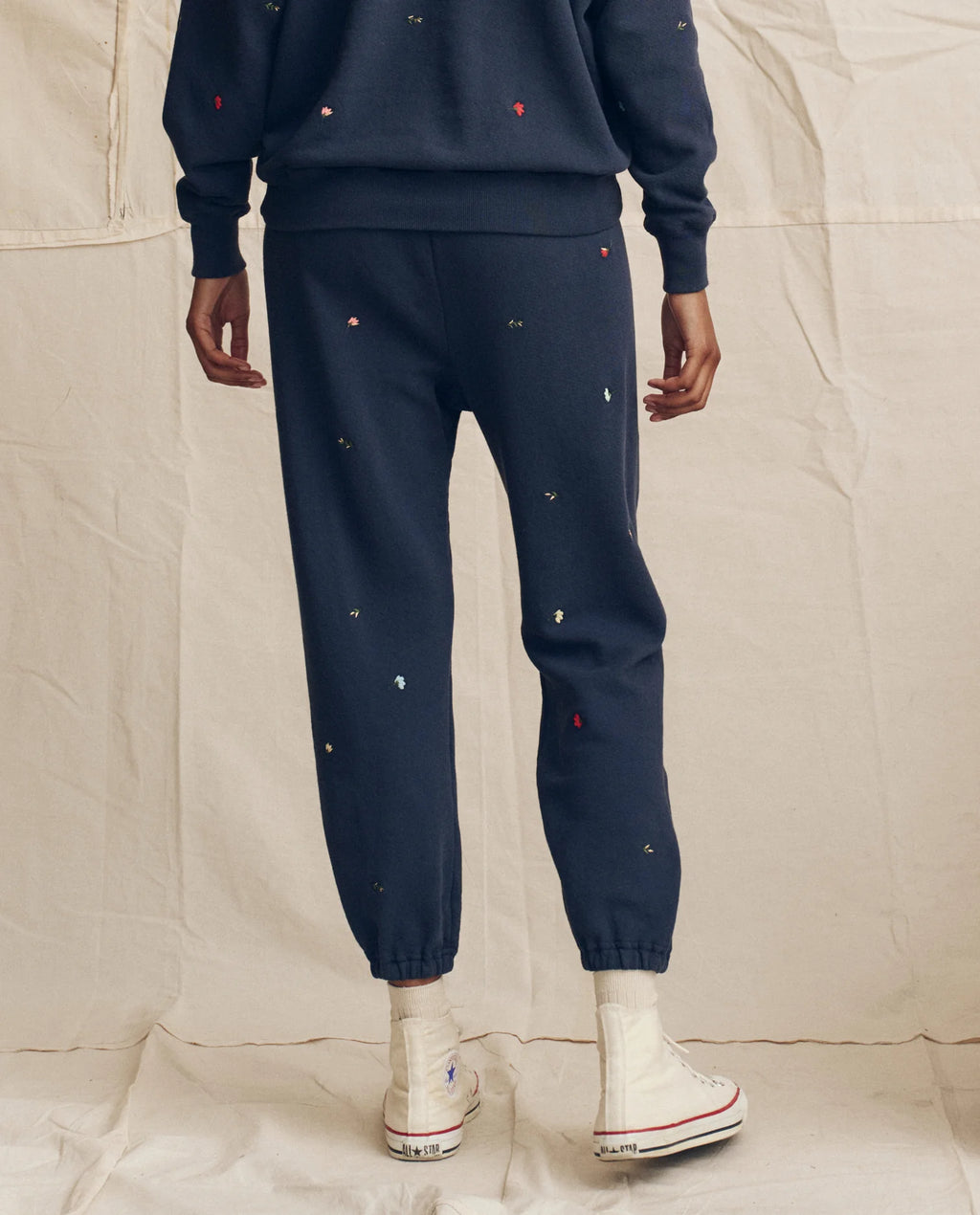 Jogging Stadium Tossed Flora Navy | Podiums Nancy