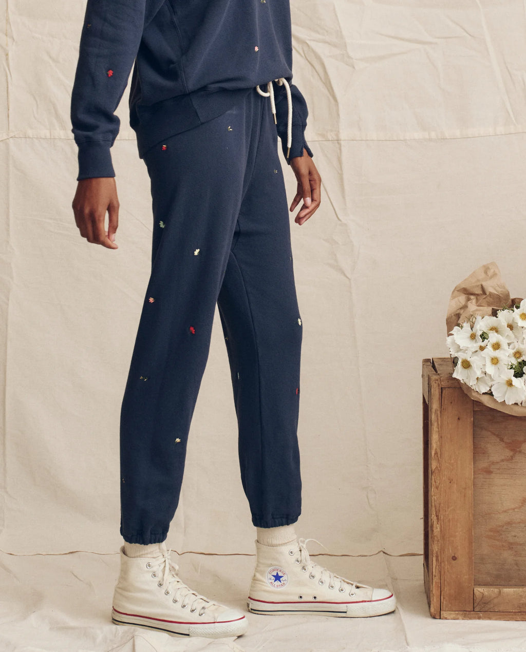 Jogging Stadium Tossed Flora Navy | Podiums Nancy