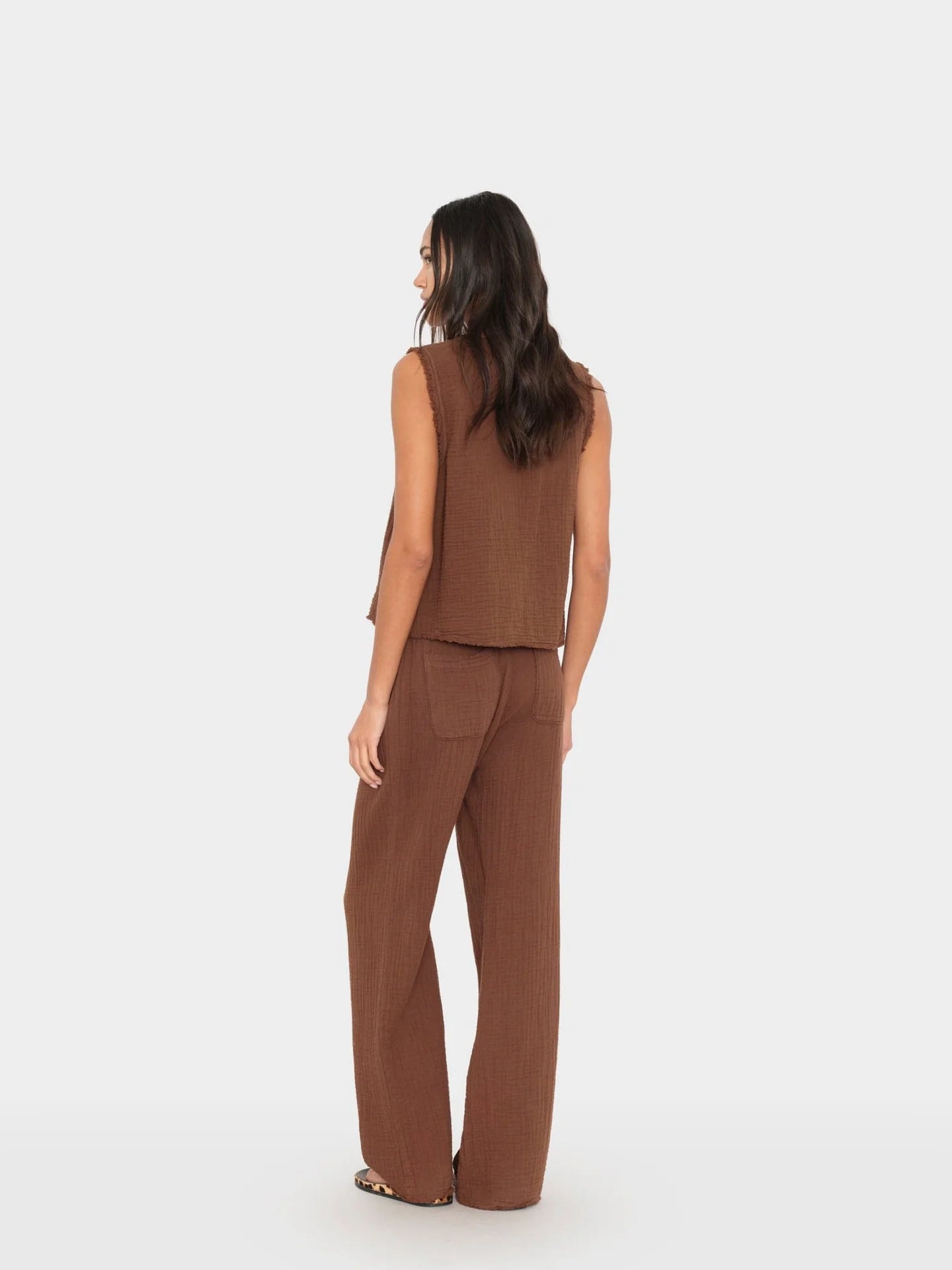 Pantalon Xirena Joseph Cocoa Bean | Podiums Nancy