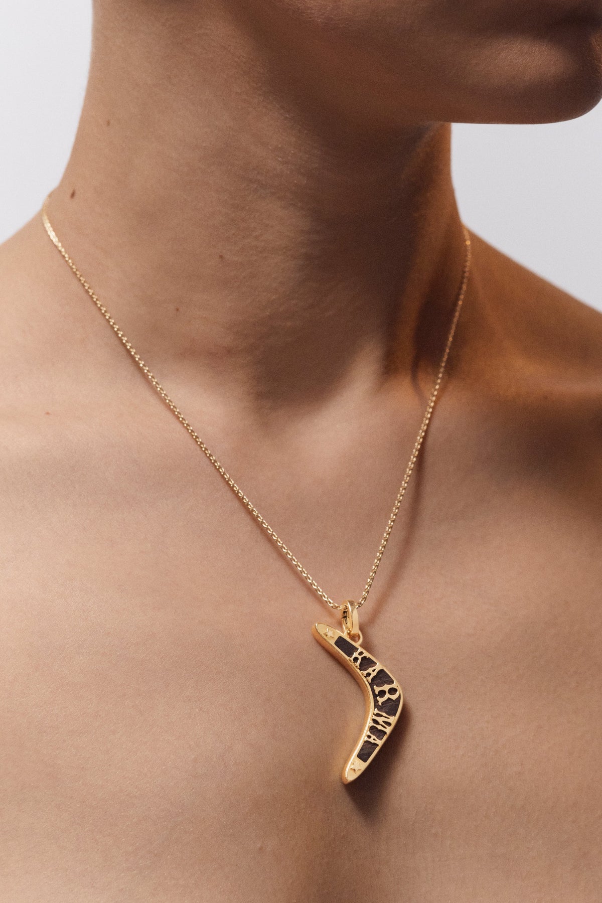 Pendentif Marie Lichtenberg Karma Ebony