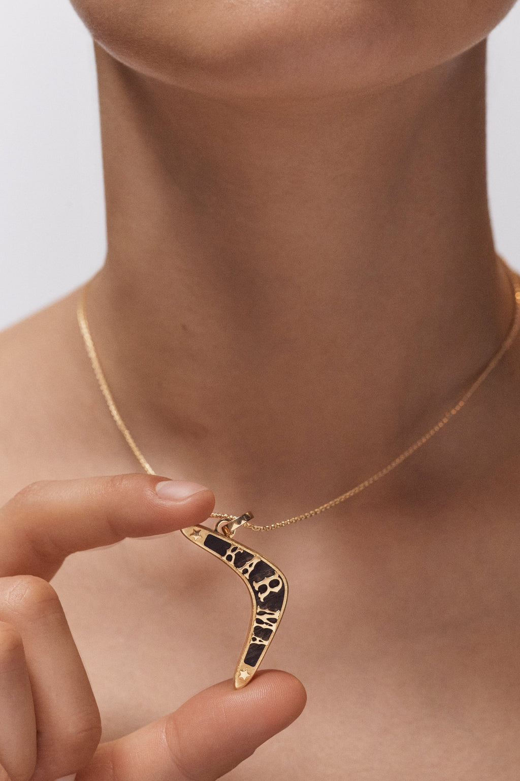 Pendentif Marie Lichtenberg Karma Ebony