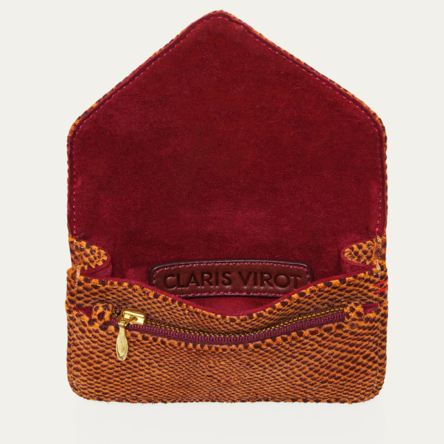 Portefeuille Claris Virot Alex velours sekhmet