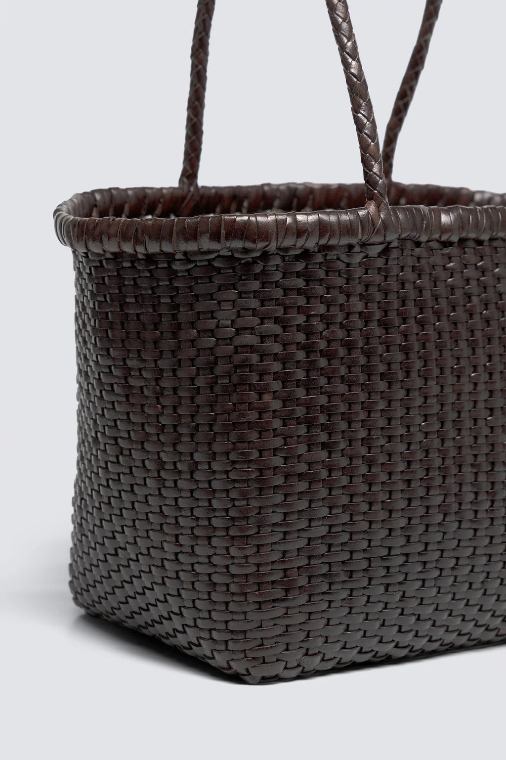 Sac Dragon Diffusion B Weave Small Dark Brown | Podiums Nancy