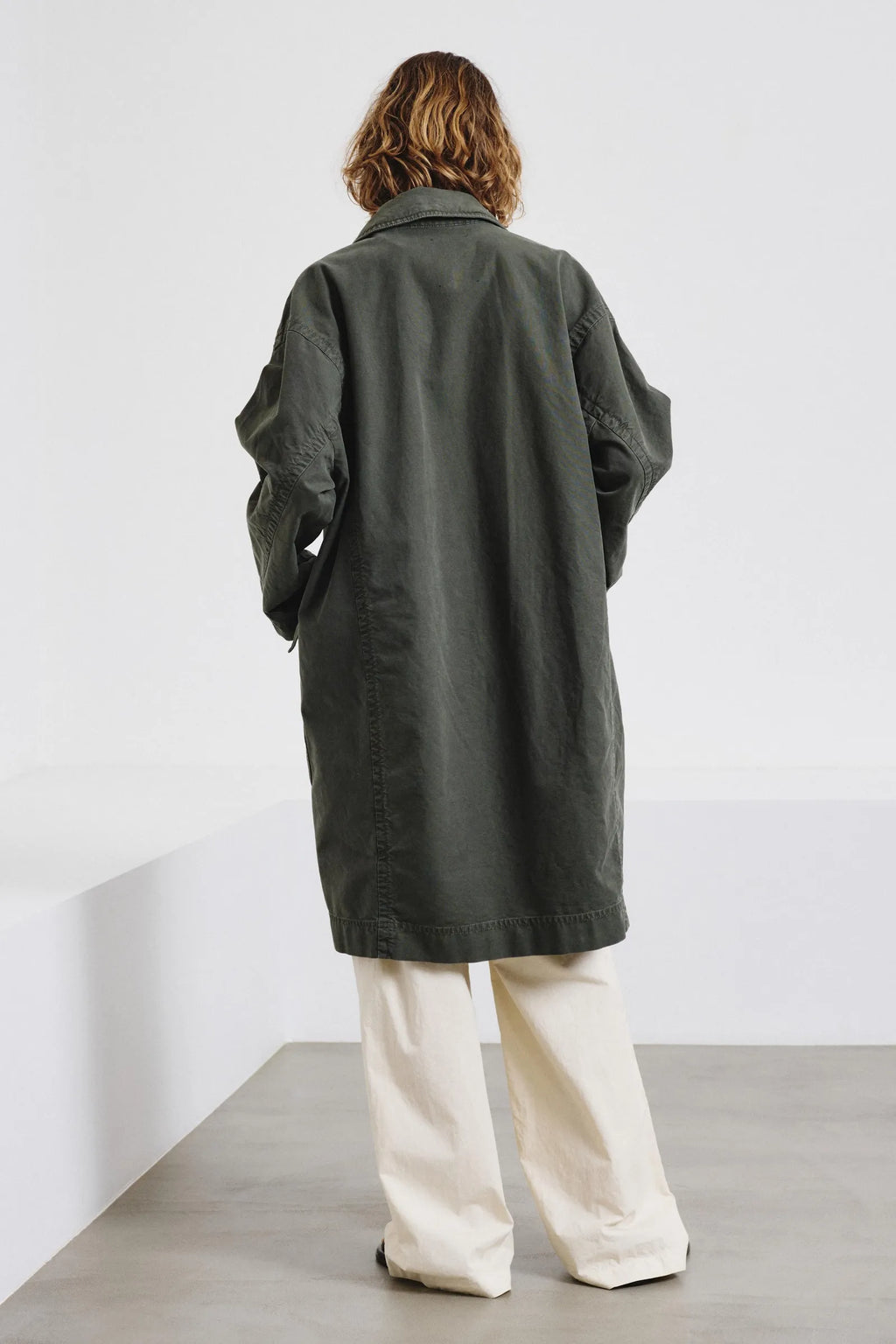Veste Pomandère Panama Coton Olive - PODIUMS NANCY