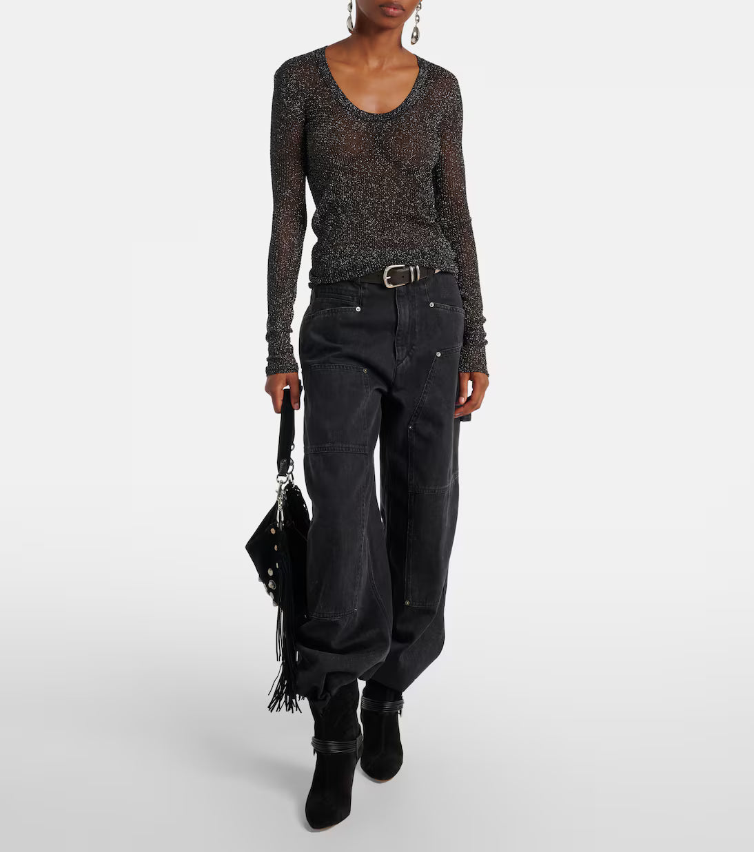 Pull Isabel Marant Thalia Black | Podiums Nancy