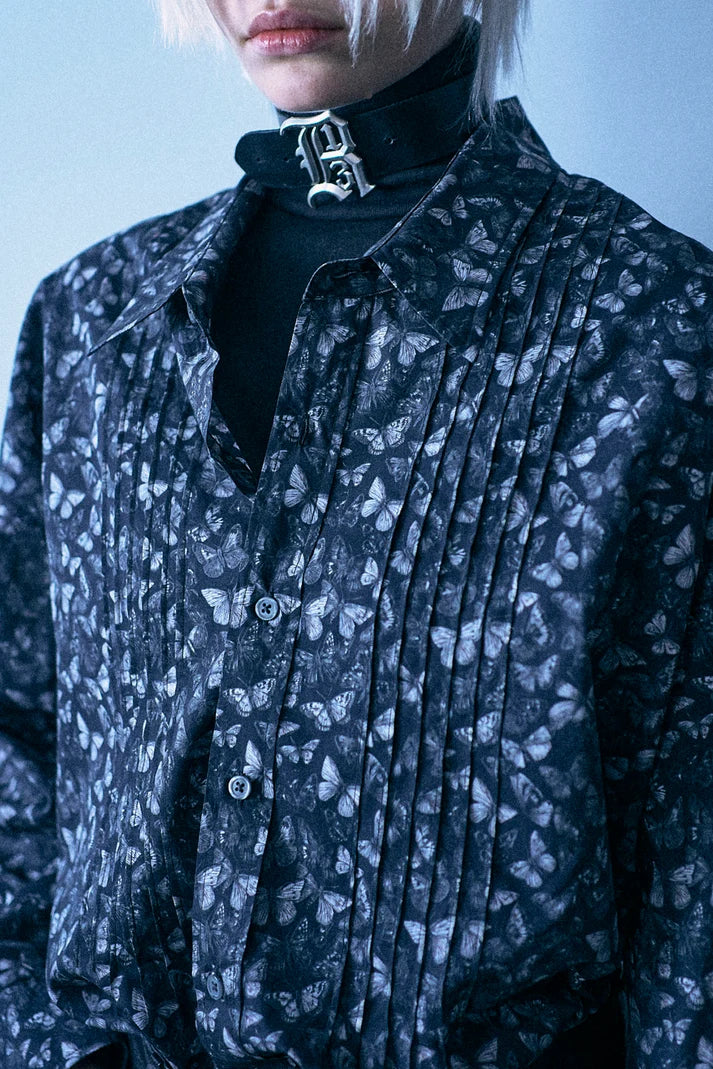 Chemise R13 Pintuck Butterfly