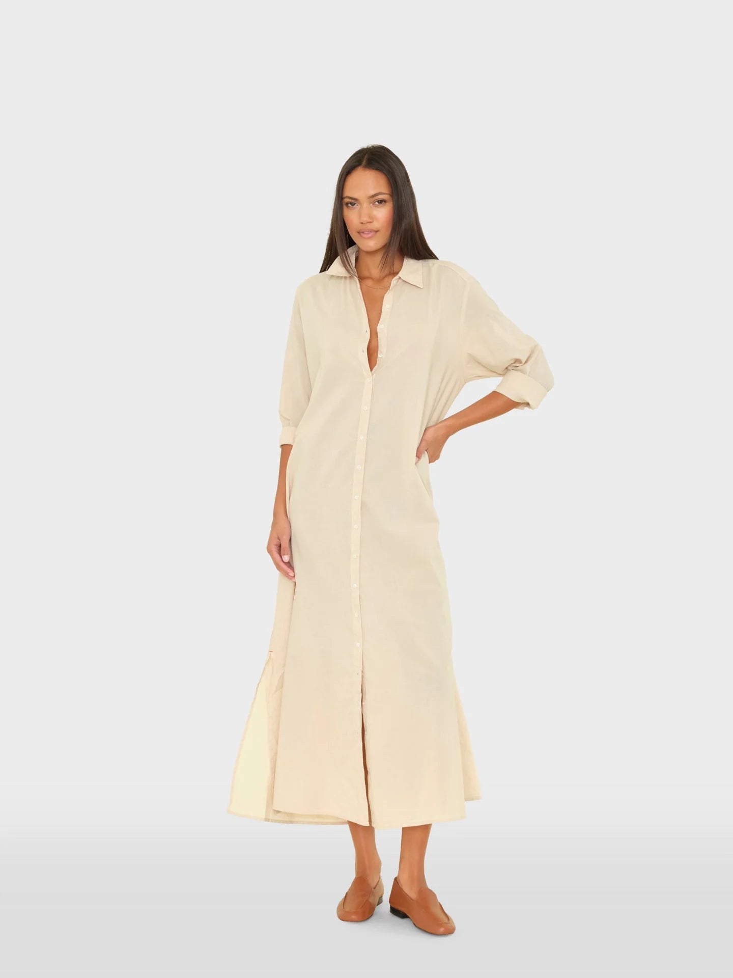 Robe chemise Xirena Boden Parchment - PODIUMS NANCY