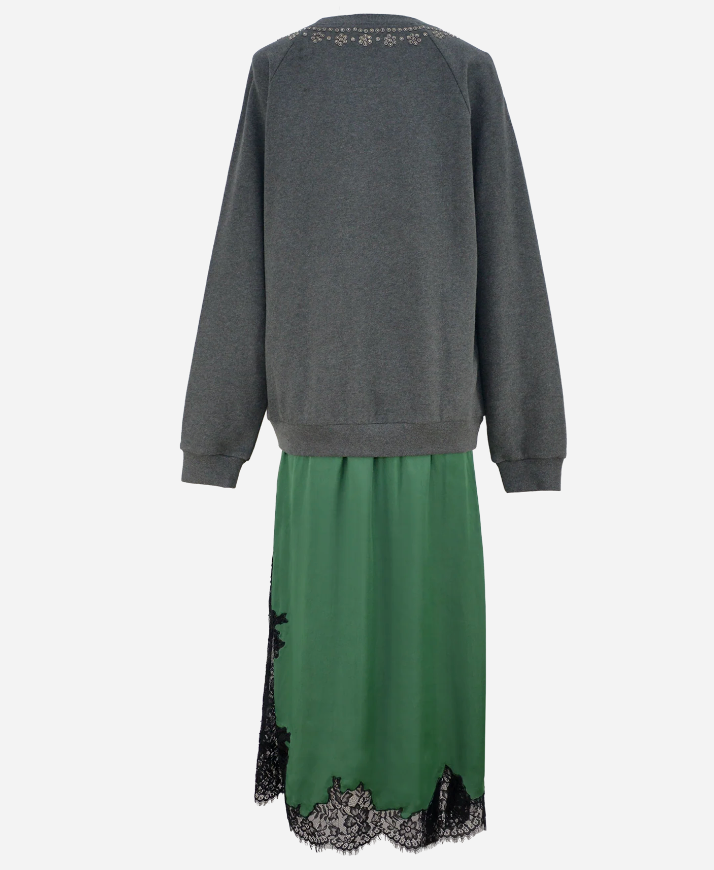 Robe Monoki Snap Solid Vert | Podiums Nancy
