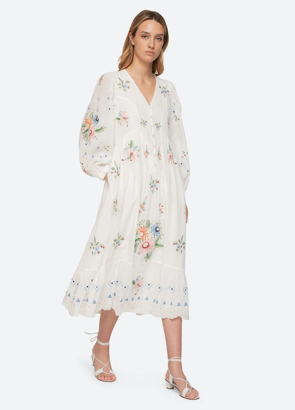 Robe Sea NY Serafina Cream | Podiums Nancy