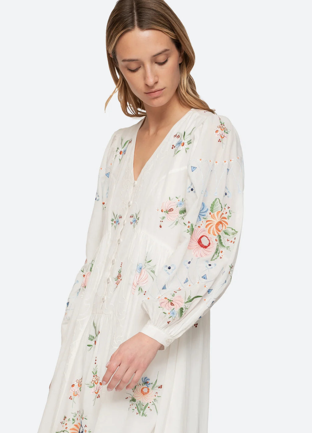 Robe Sea NY Serafina Cream | Podiums Nancy
