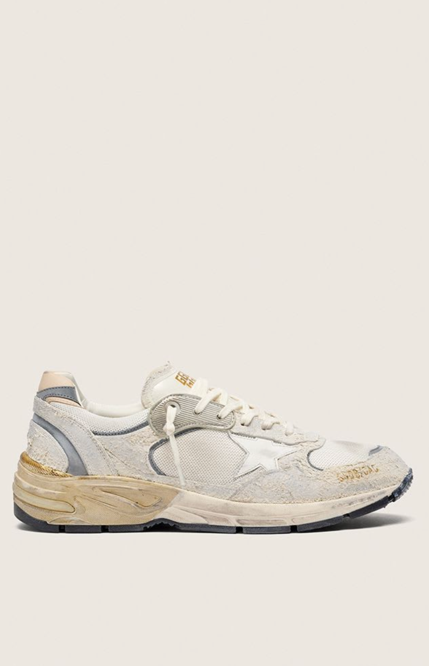Sneakers Golden Goose Running Dad White Silver