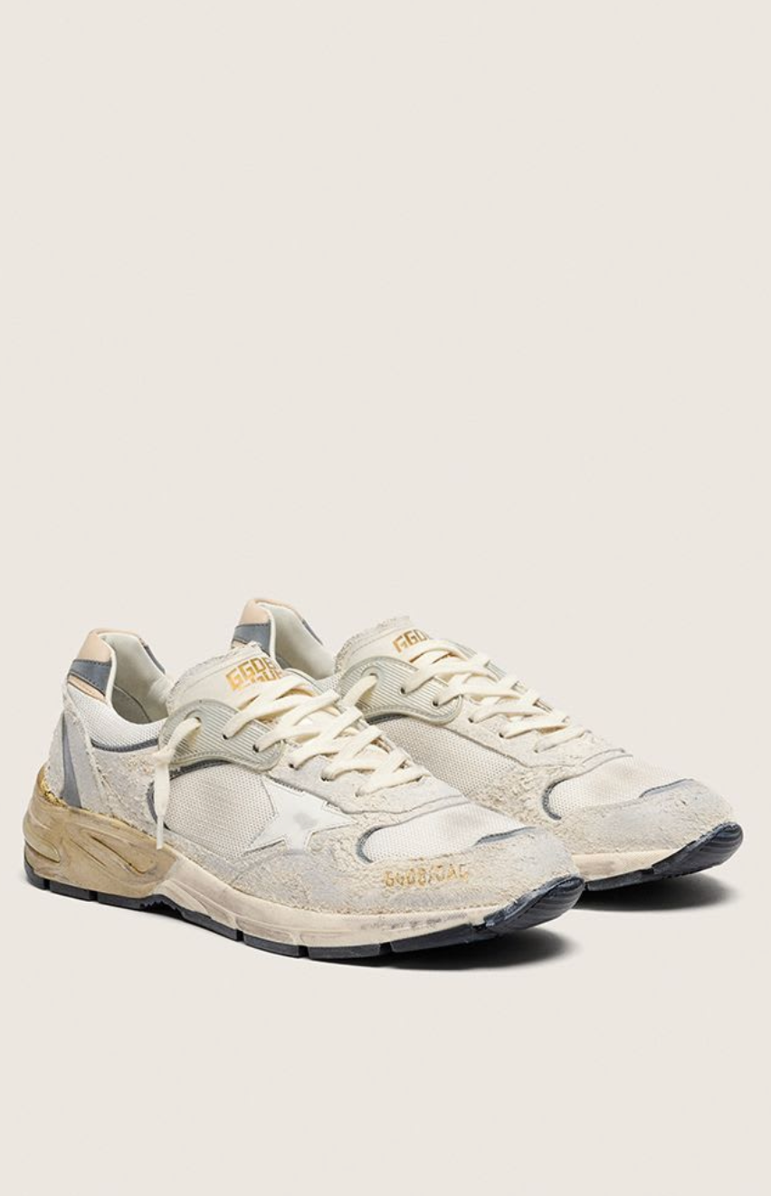 Sneakers Golden Goose Running Dad White Silver