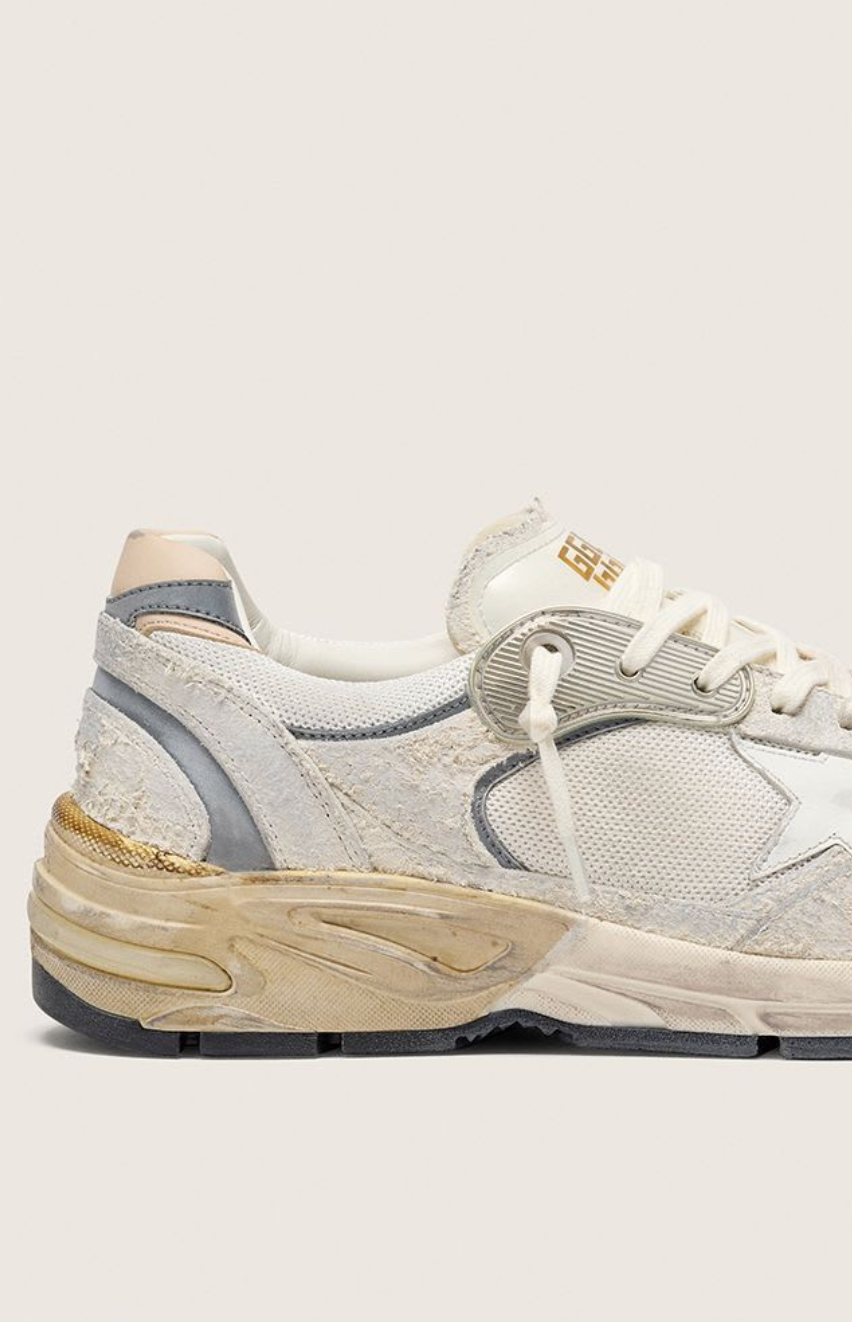 Sneakers Golden Goose Running Dad White Silver