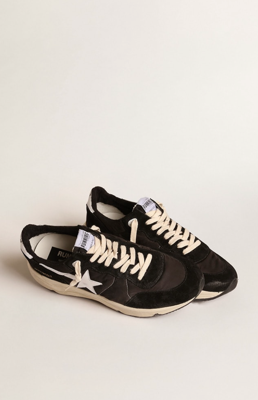 Sneakers Golden Goose Running Sole Black White