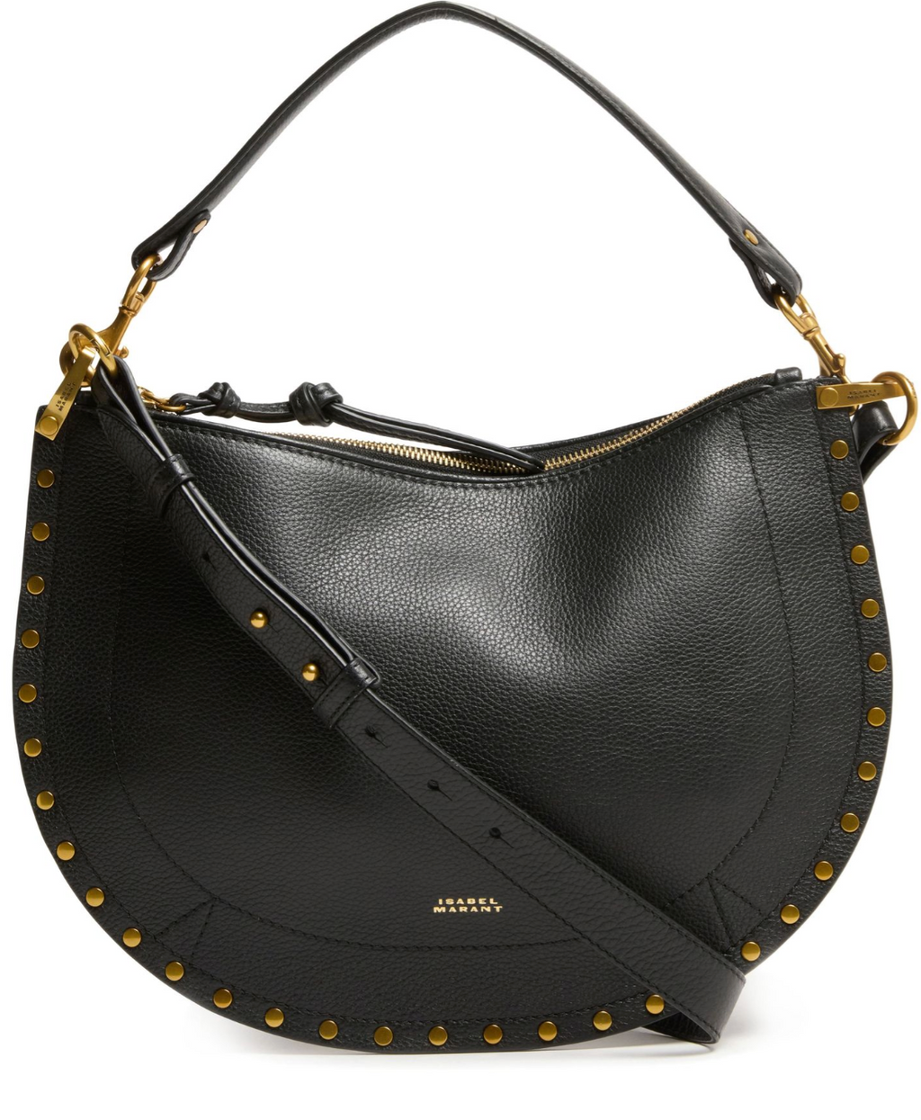 Sac Isabel Marant Oskan Soft Zip Black