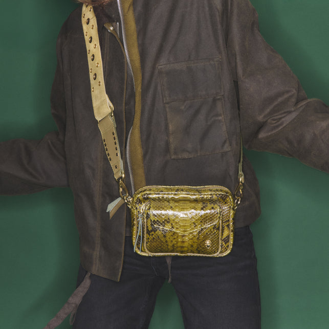 Sac Claris Virot baby charly kaki