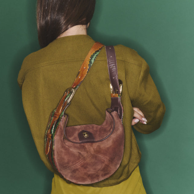 Sac Claris Virot Estelle cognac oasis