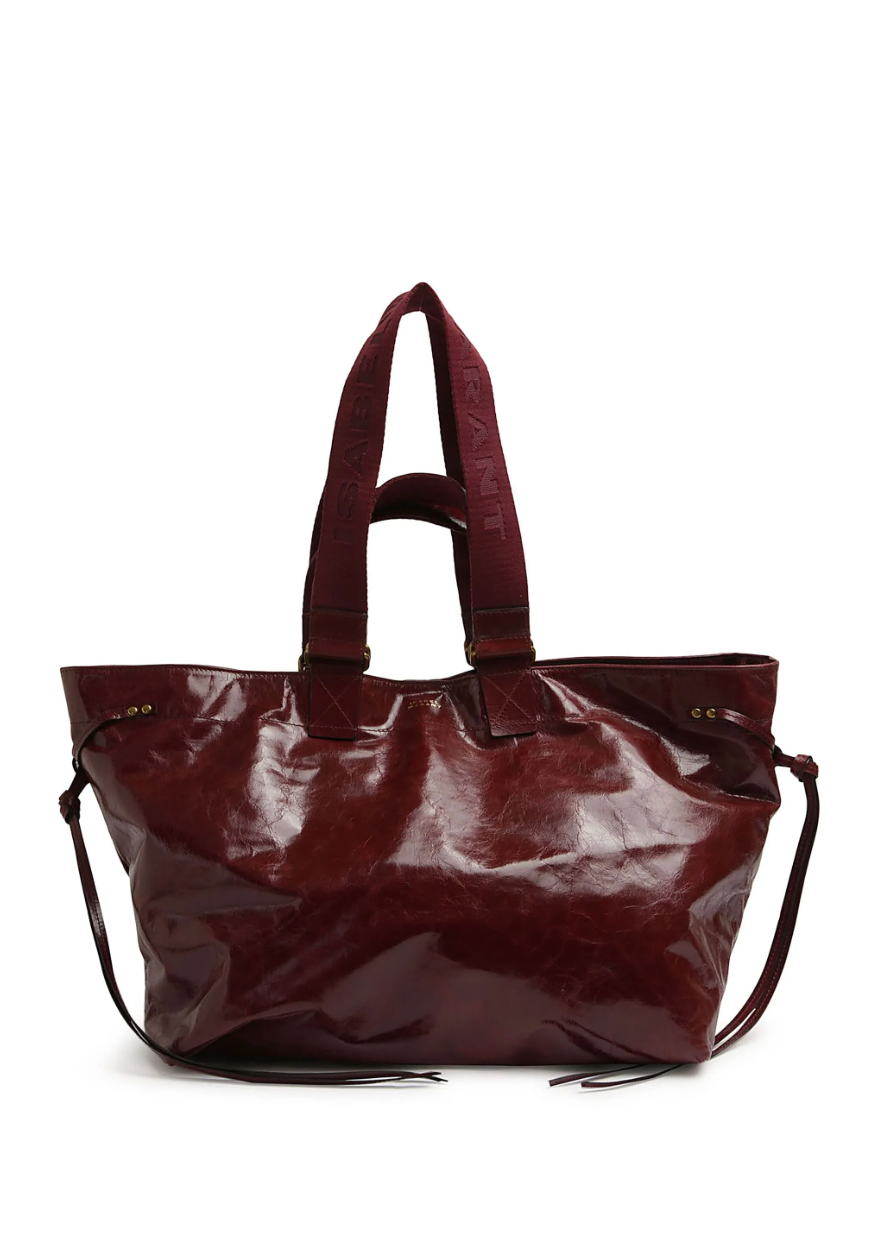 burgundy wardy bag