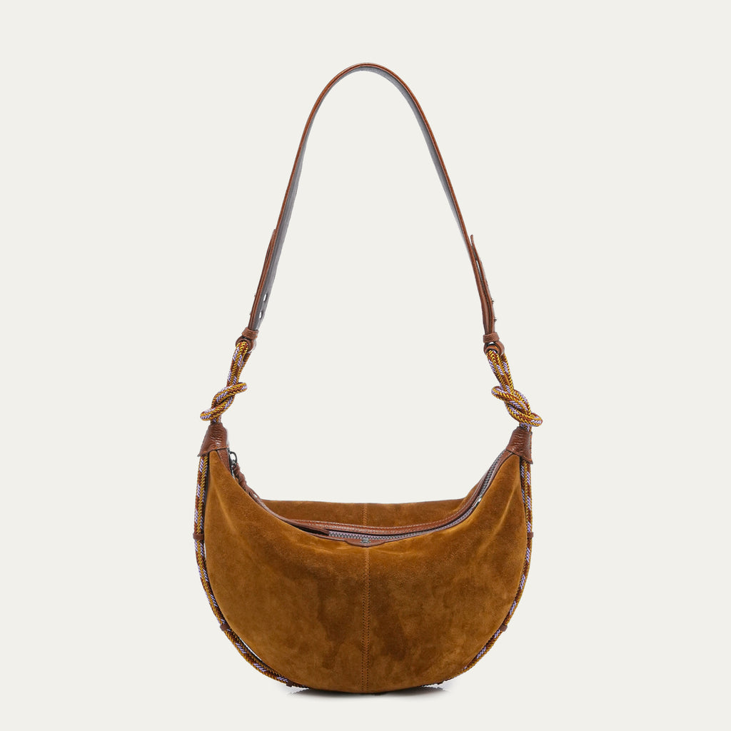 Sac à main Claris Virot Chris Suède Tabac | Podiums Nancy