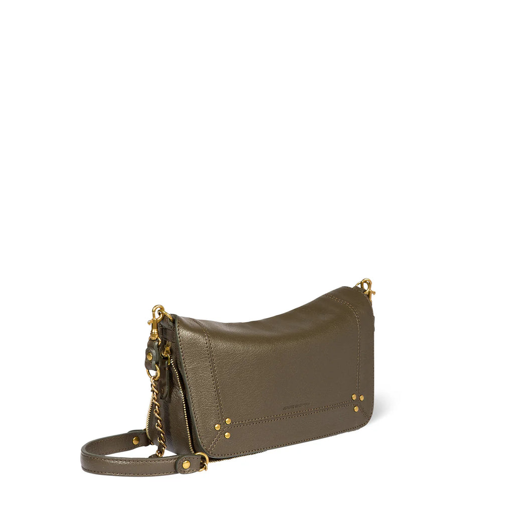 Sac à main Jérôme Dreyfuss Bobi S Kaki | Podiums Nancy