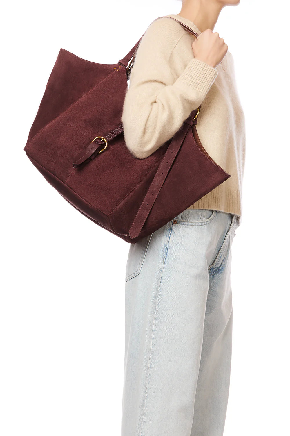 Sac Jérôme Dreyfuss Joseph M Velours Brulé | Podiums Nancy