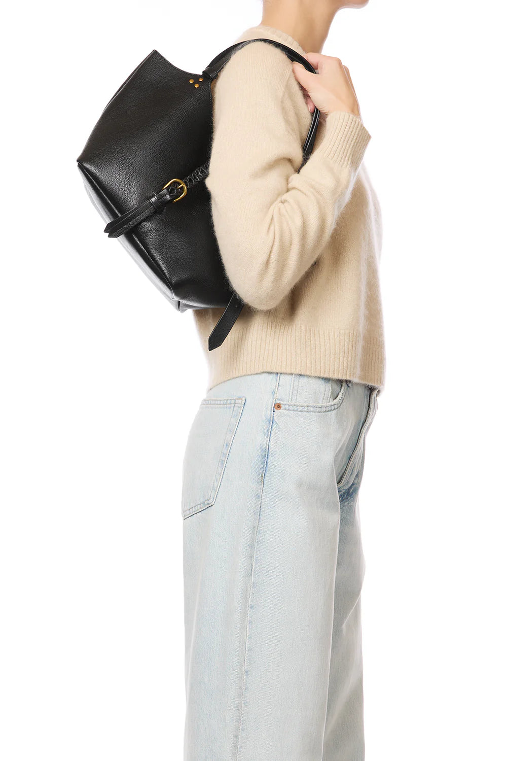 Sac à main Jérôme Dreyfuss Jospeh S Noir | Podiums Nancy